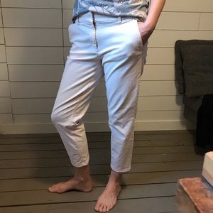 LOFT cropped khakis